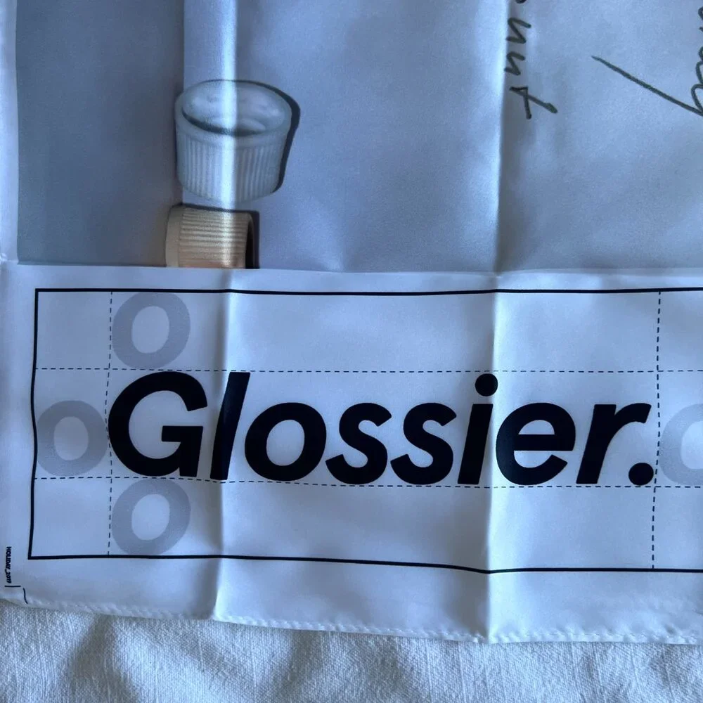 Glossier Limitied Edition Balm Dot Com Scarf